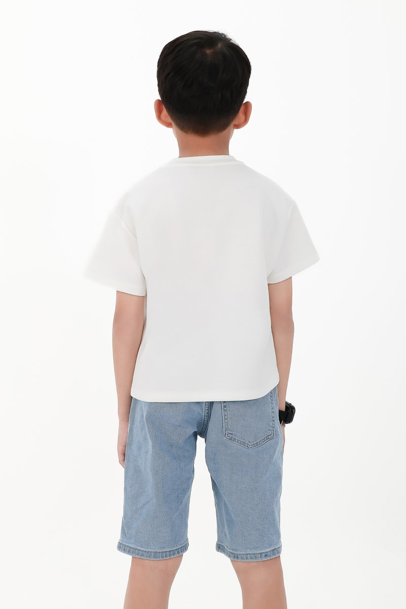 CNY2026 | Casual Boy Pocket Tee in White