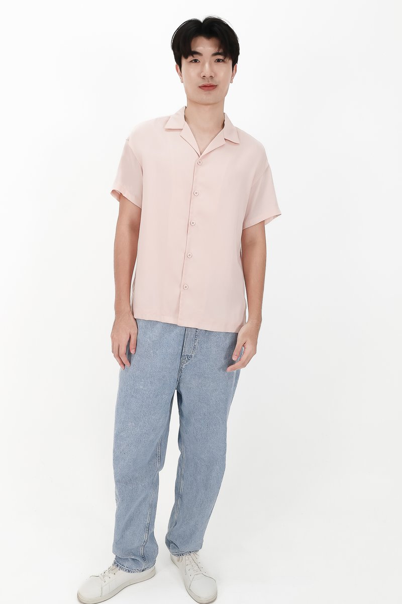 CNY2026 | Lyocell Men Shirt in Soft Pink