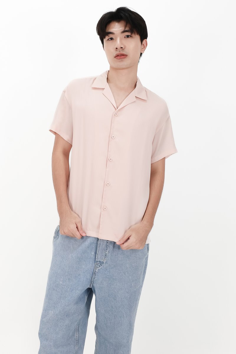 CNY2026 | Lyocell Men Shirt in Soft Pink