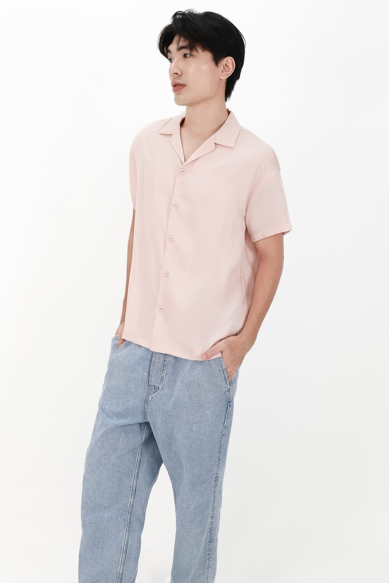 CNY2026 | Lyocell Men Shirt in Soft Pink