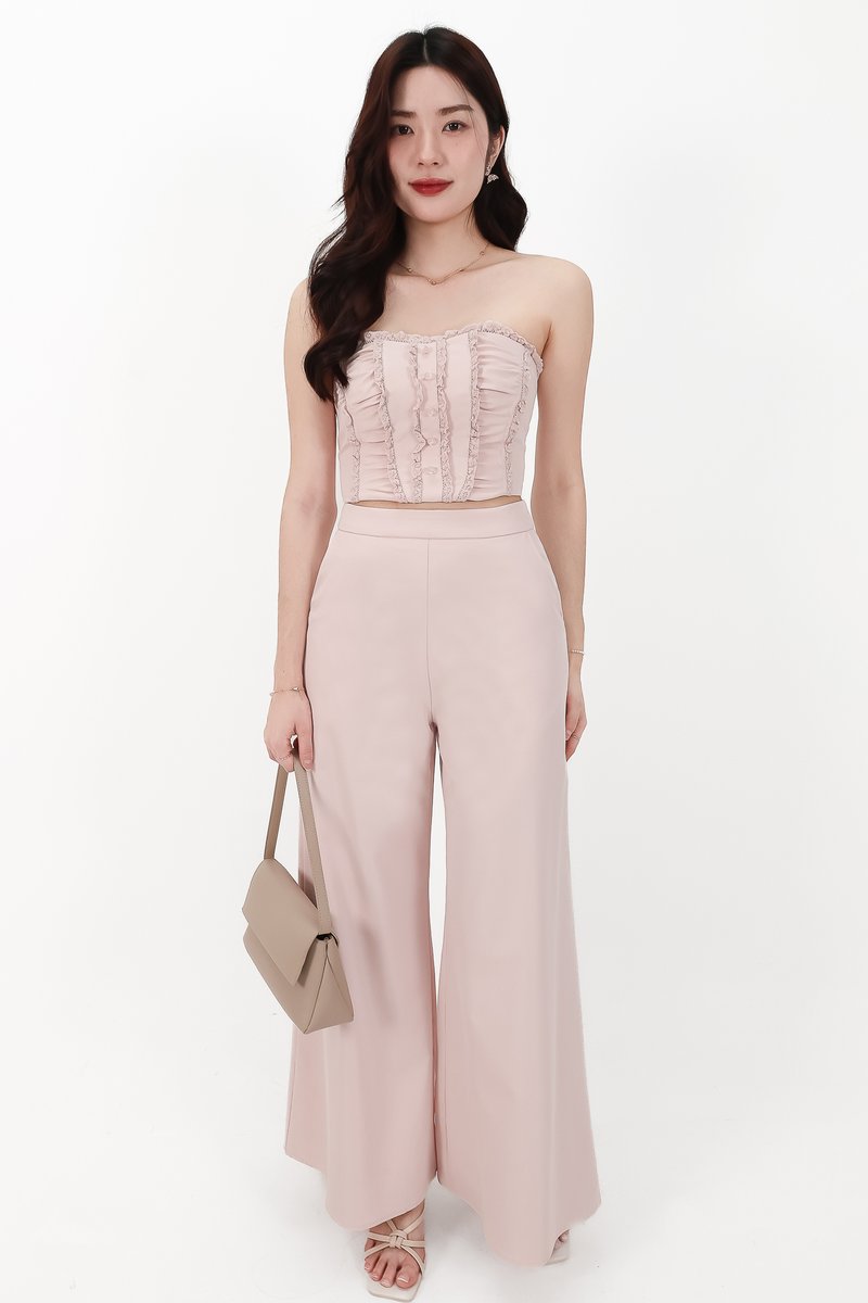 CNY2026 | Cora Co-ord Sweetheart Top in Light Pink
