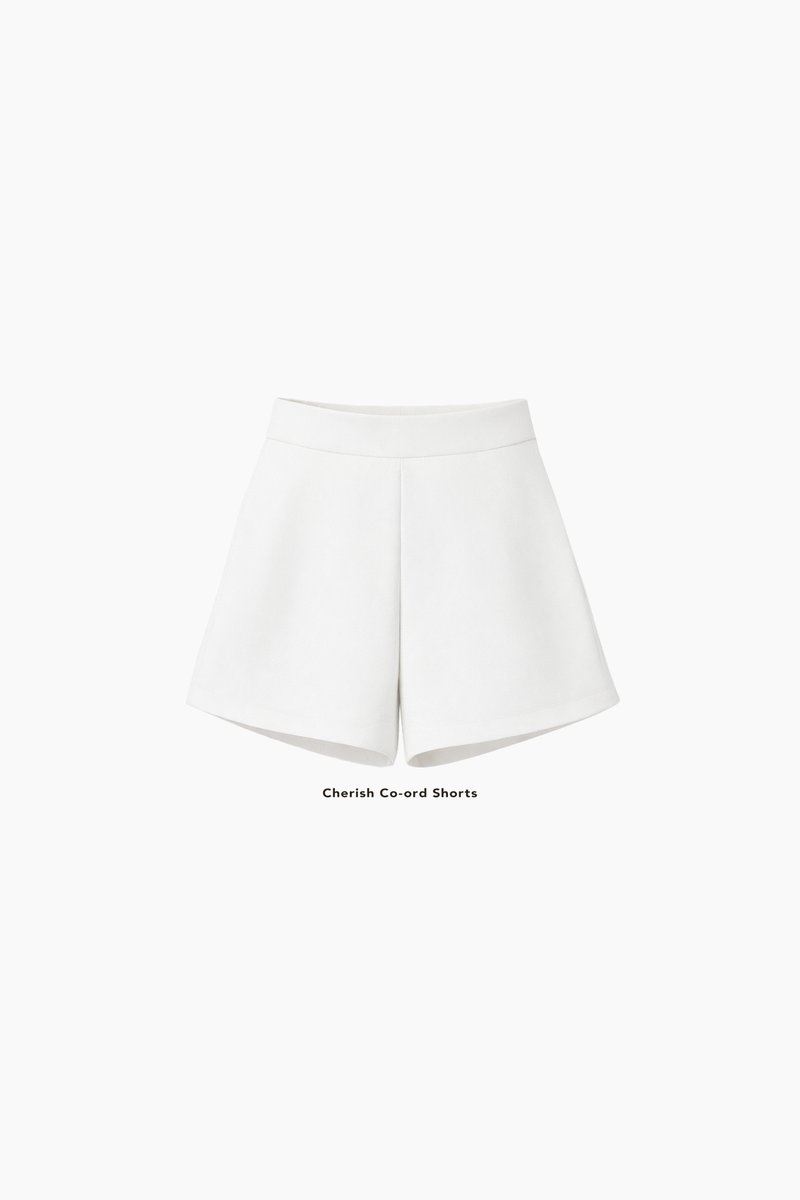 CNY2026 | Cherish Co-ord Shorts in White