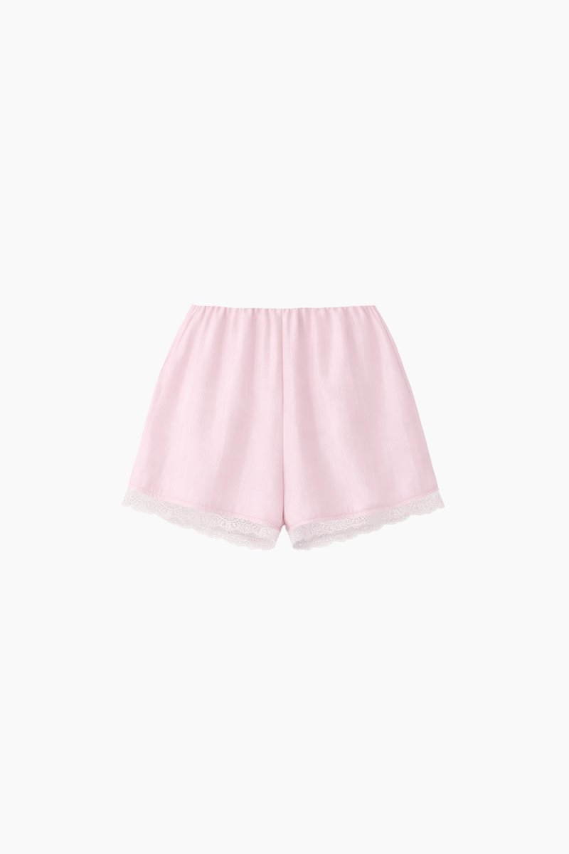 CNY2026 | Selia Satin Co-ord Shorts in Light Pink