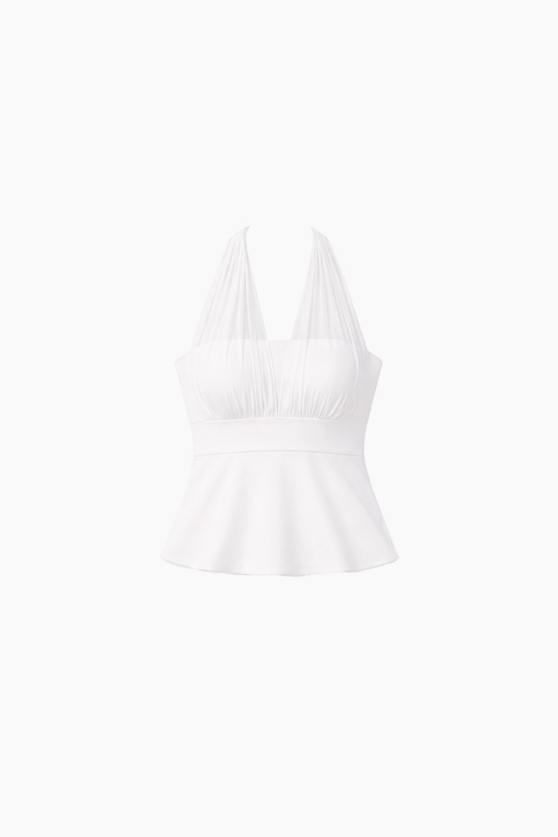 CNY2026 | Megan Multi Way Mesh Top in White