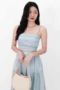 CNY2026 | Fessa Floral Co-ord Top in Blue