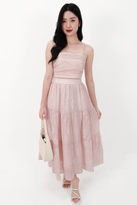 CNY2026 | Fessa Floral Co-ord Set in Nude Pink
