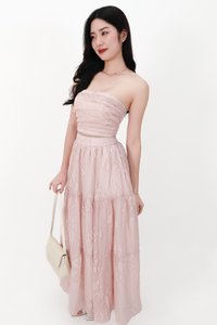 CNY2026 | Fessa Floral Co-ord Set in Nude Pink