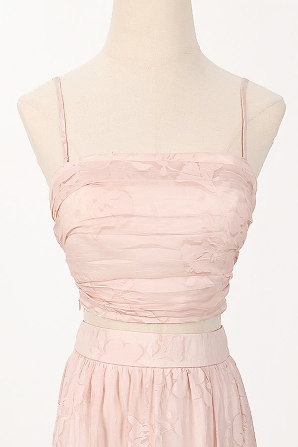 CNY2026 | Fessa Floral Co-ord Top in Nude Pink