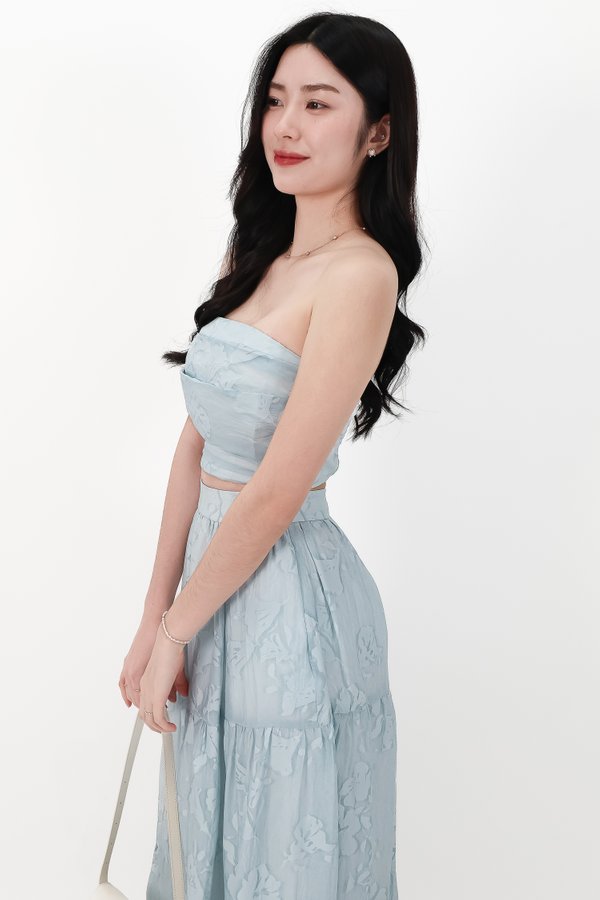 CNY2026 | Fessa Floral Co-ord Top in Blue