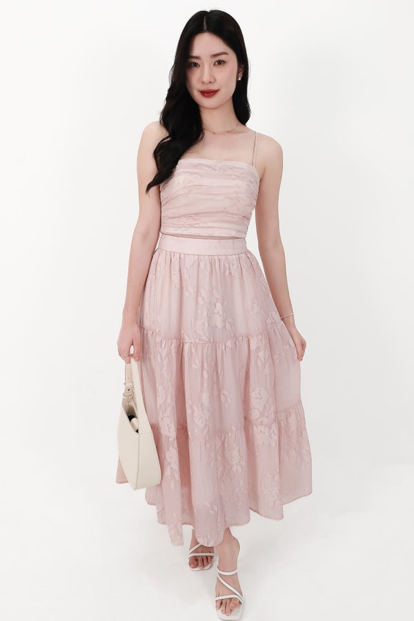 CNY2026 | Fessa Floral Co-ord Set in Nude Pink