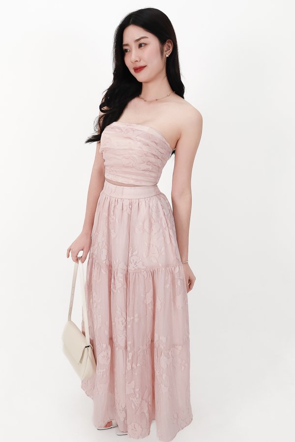 CNY2026 | Fessa Floral Co-ord Set in Nude Pink