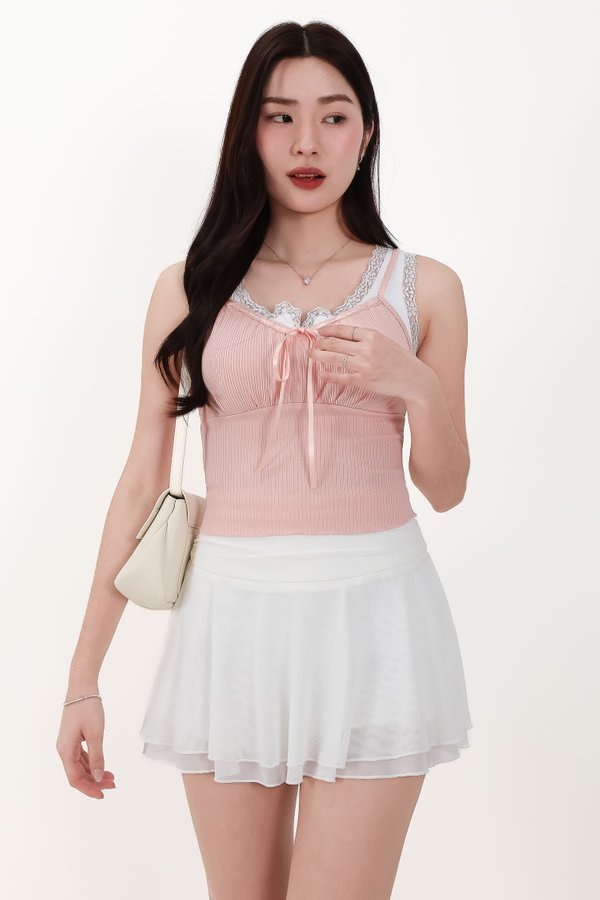 CNY2026 | Liora Layered Top in Blush Pink