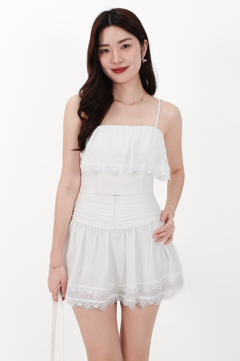 CNY2026 | Libby Lace Co-ord Set in White