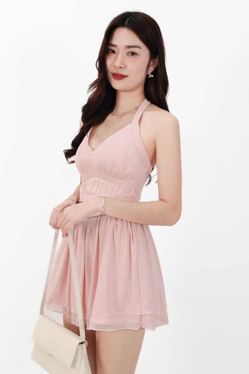 CNY2026 | Meraine Mesh Co-ord Set in Pink