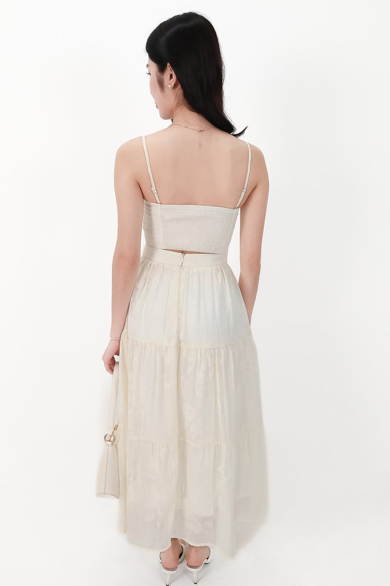 CNY2026 | Fessa Floral Co-ord Set in Cream Yellow