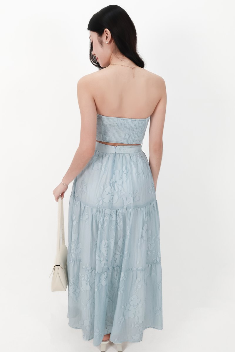 CNY2026 | Fessa Floral Co-ord Top in Blue