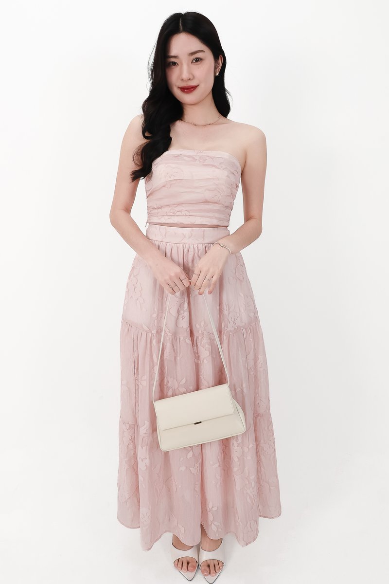 CNY2026 | Fessa Floral Co-ord Set in Nude Pink