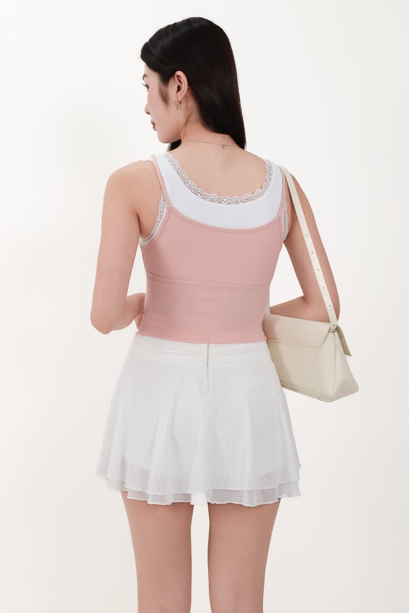 CNY2026 | Liora Layered Top in Blush Pink