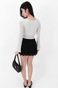 SALE EXCLUSIVE | Bennie Bell Sleeve Top in White