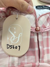 DEFECT| Pei Plaid Mesh Cheongsam Dress in Blush Pink in L