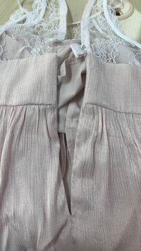 DEFECT | Tammie Textured Babydoll Top in Nude Blush in S