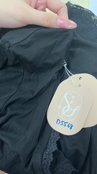 DEFECT | Blair Bell Sleeve Lace Trim Cardigan in Black in S