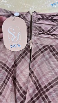 DEFECT | Parley Plaid Mesh Skorts in Brown in M