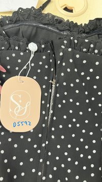 DEFECT | Diona Dotted Bustier Co-ord Top in Black in M