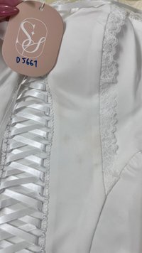 DEFECT | Cassi Co-ord Peplum Top in White in XS