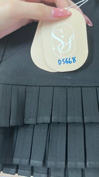 DEFECT | Fynn Flutter Skorts in Black in S