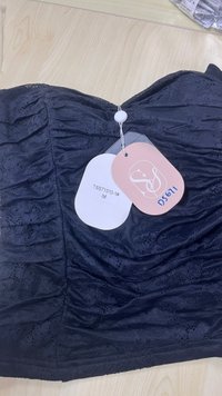 Lia Lace Bolero Halter Top Set in Black in M