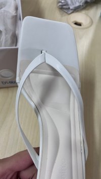 DEFECT | Sonnie Strappy Heels in White in 37