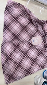 DEFECT | Pearlynn Plaid Midaxi Dress in Pink ( Petite Length ) in XS