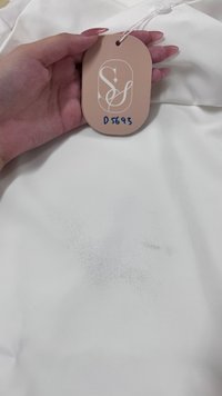 DEFECT | Cassi Co-ord Mermaid Skirt in White ( Regular Length ) in S