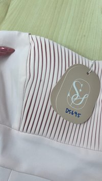 DEFECT | Cherish Co-ord Pleat Halter Top in Light Pink in S