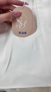 DEFECT | Cherie Co-ord Peplum Top in White in XS