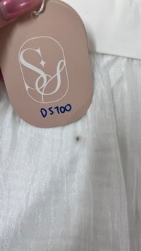 DEFECT | Lyocell x Mesh Girl Bubble Dress in White in 8Y