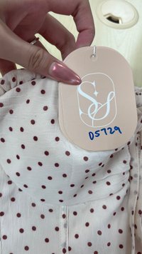 DEFECT | Diona Dotted Bustier Co-ord Top in Nude Blush in M