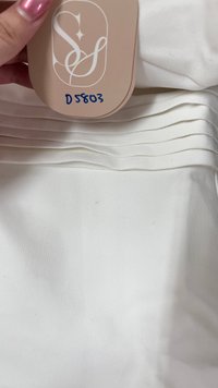 DEFECT | Francie Flare Romper Dress in White in XS