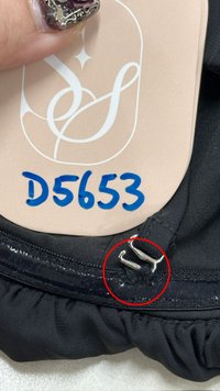 DEFECT | Libby Lace Trim Co-ord Top in Black in S