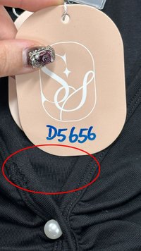 DEFECT | Parisa Pearl Peplum Cardigan Top in Black in M