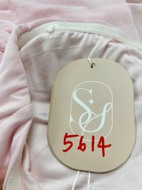 DEFECT | Mardy Mesh Romper Dress in Light Pink In S