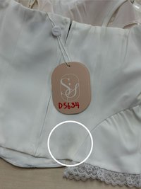 DEFECT | Cassi Co-ord Peplum Top in White in XS