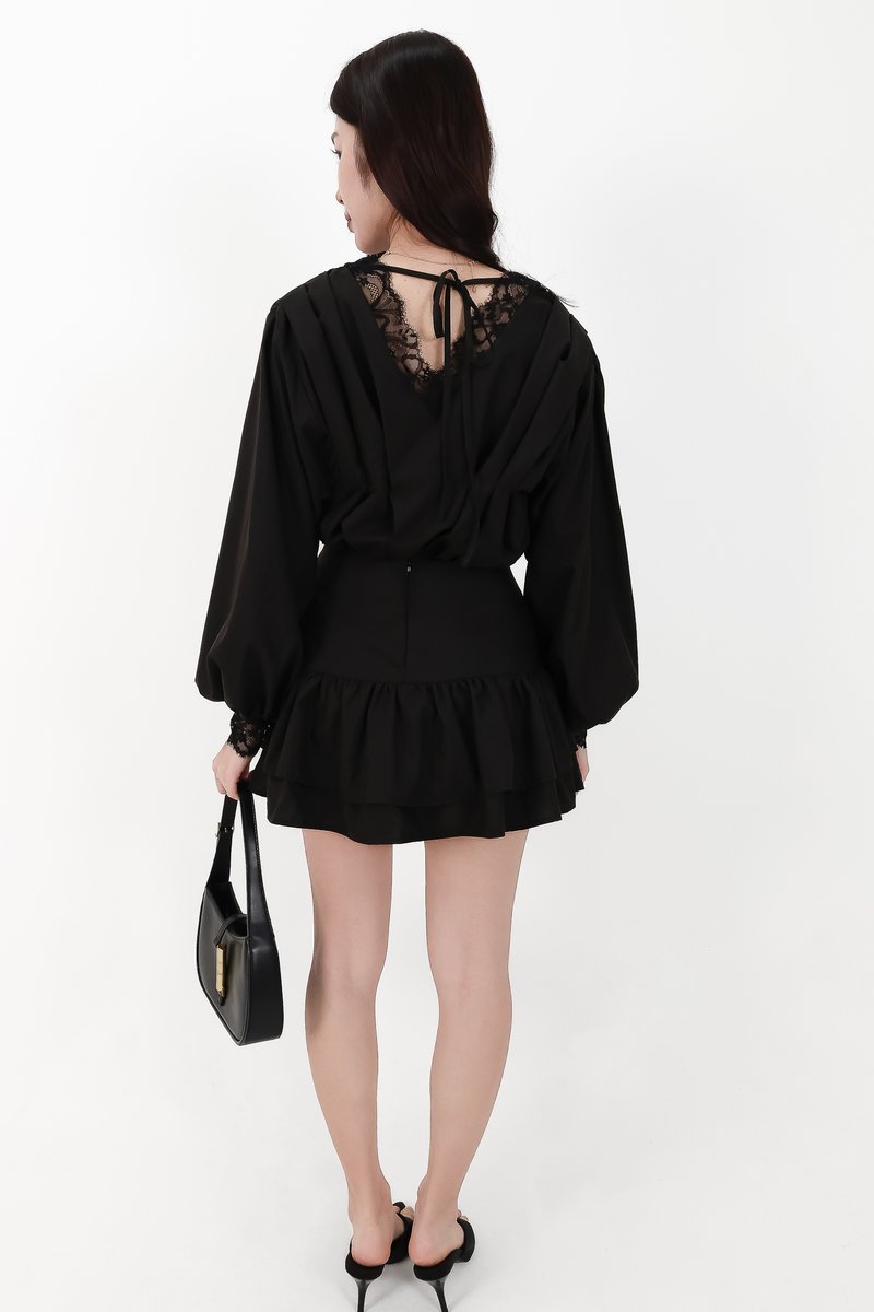 Carey Co-ord Set in Black