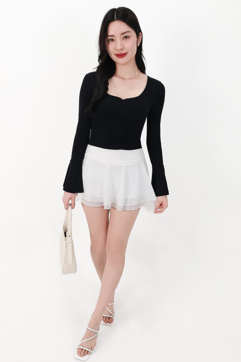 SALE EXCLUSIVE | Bennie Bell Sleeve Top in Black