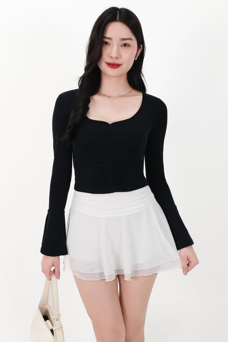 SALE EXCLUSIVE | Bennie Bell Sleeve Top in Black