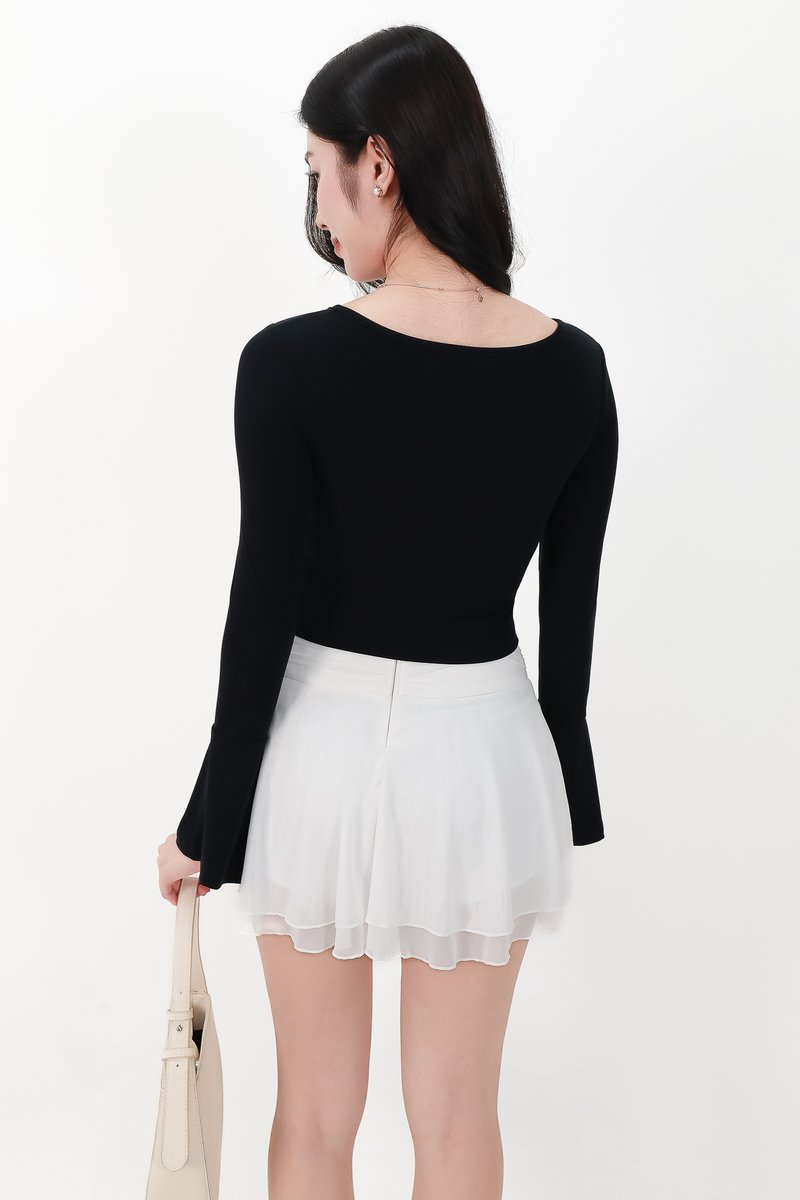 SALE EXCLUSIVE | Bennie Bell Sleeve Top in Black
