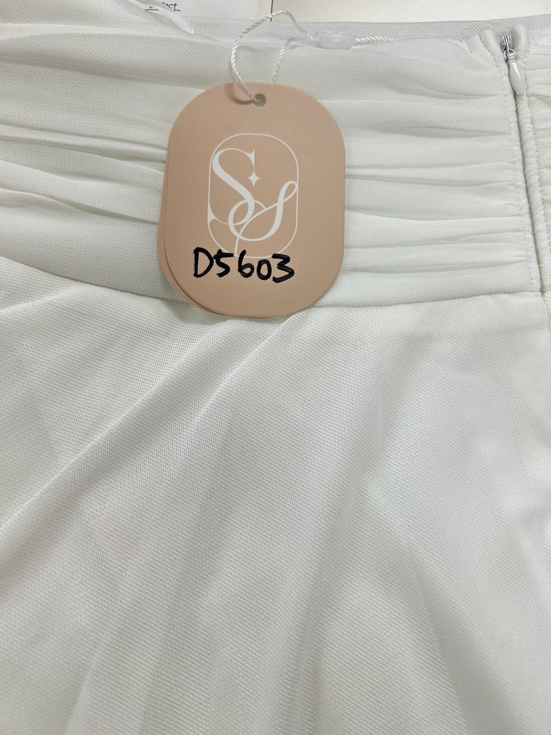 DEFECT | Marley Mesh Co-ord Skorts in White in XL