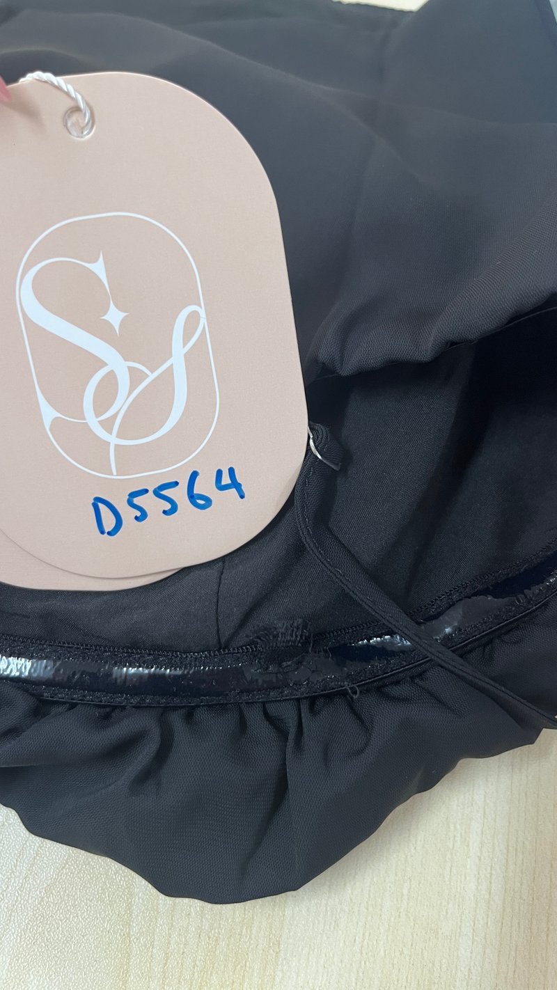 DEFECT | Libby Lace Trim Co-ord Top in Black in S