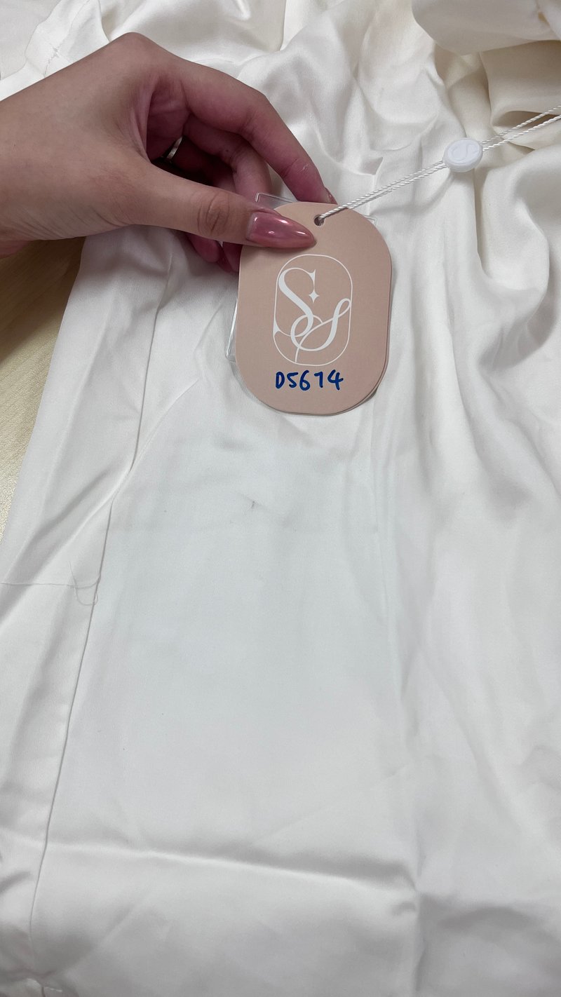 DEFECT | Lyocell Men Shirt in White in M